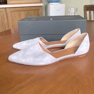 Vince grey suede flats